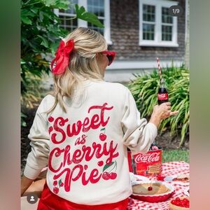 Living Fully Mallory Ervin Sweet as Cherry Pie Sweatshirt